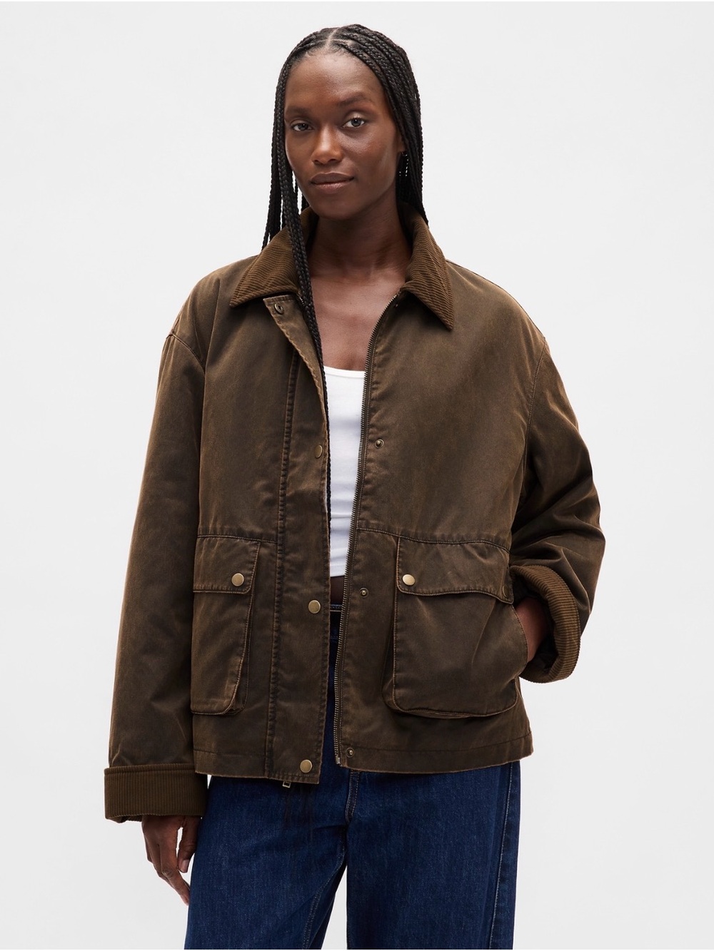 GAP Waxed Canvas Barn Jacket NWOT